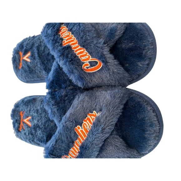 "Cozy NCAA Virginia Cavaliers Cross Slides Navy XL" - Picture 2 of 10
